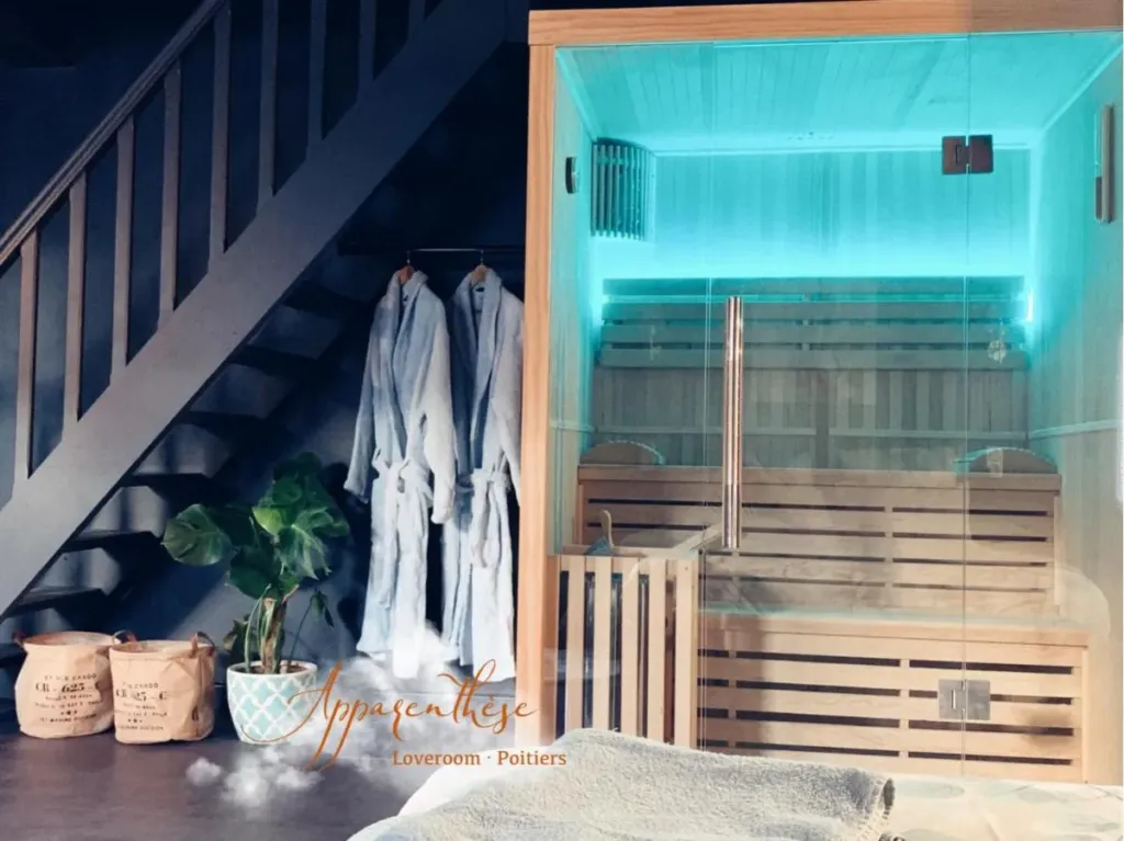 Apparenthèse : sauna et hammam, love room à Poitiers