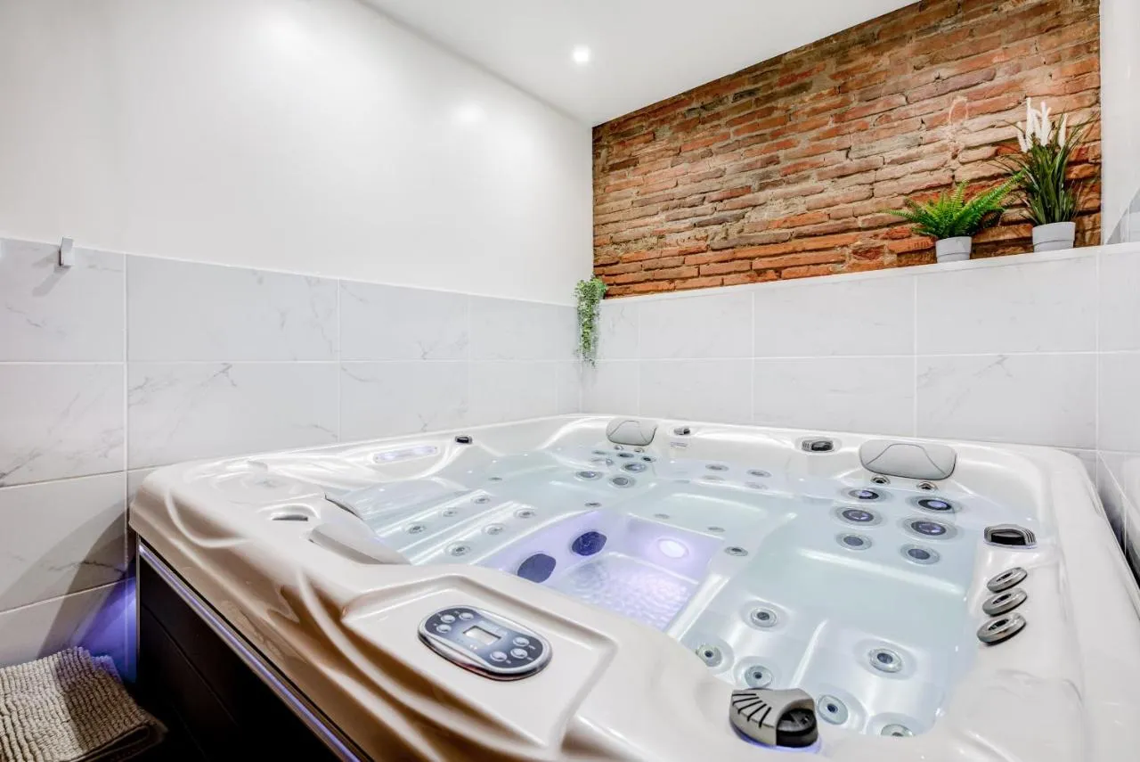 Spa des Carmes : bain à remous et briques, love room à Toulouse